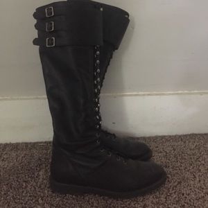 leather boots